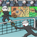 Stick Figure Badminton